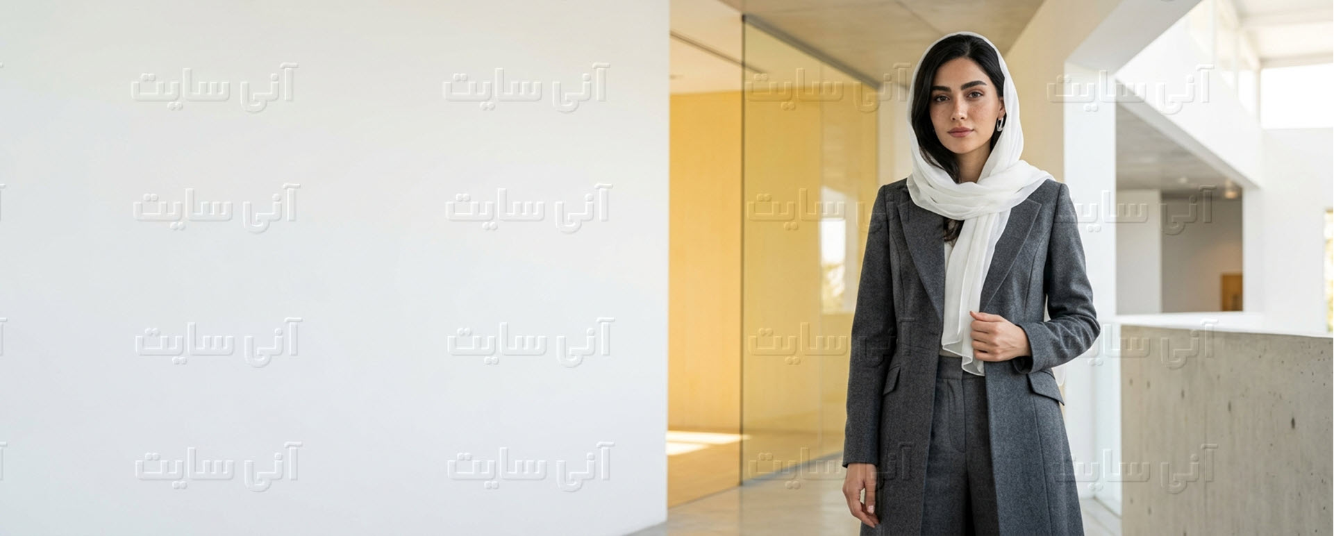 دانلود تصویر آماده برای بنر سایت فروشگاهی | ست مانتور شلوار شیک و اسپورت اداری