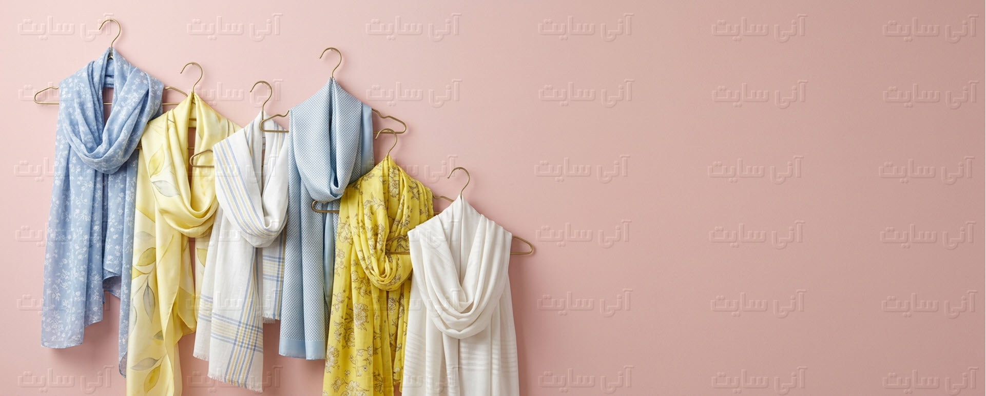 دانلود تصویر آماده برای بنر سایت فروشگاهی | شال نخی و روسری ابریشمی