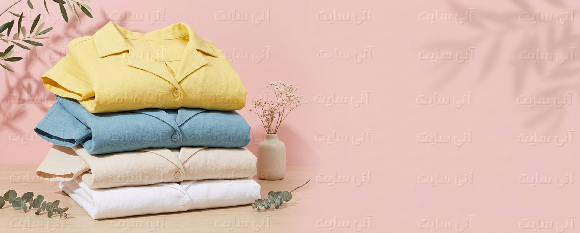 دانلود تصویر آماده برای بنر سایت فروشگاهی | کالکشن جدید شومیزهای خنک و تابستانه