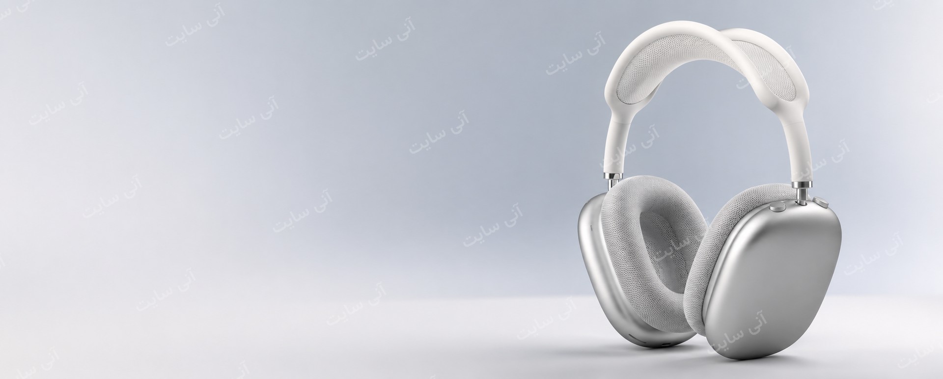 دانلود تصویر آماده برای بنر سایت فروشگاهی | بنر Apple AirPods Max