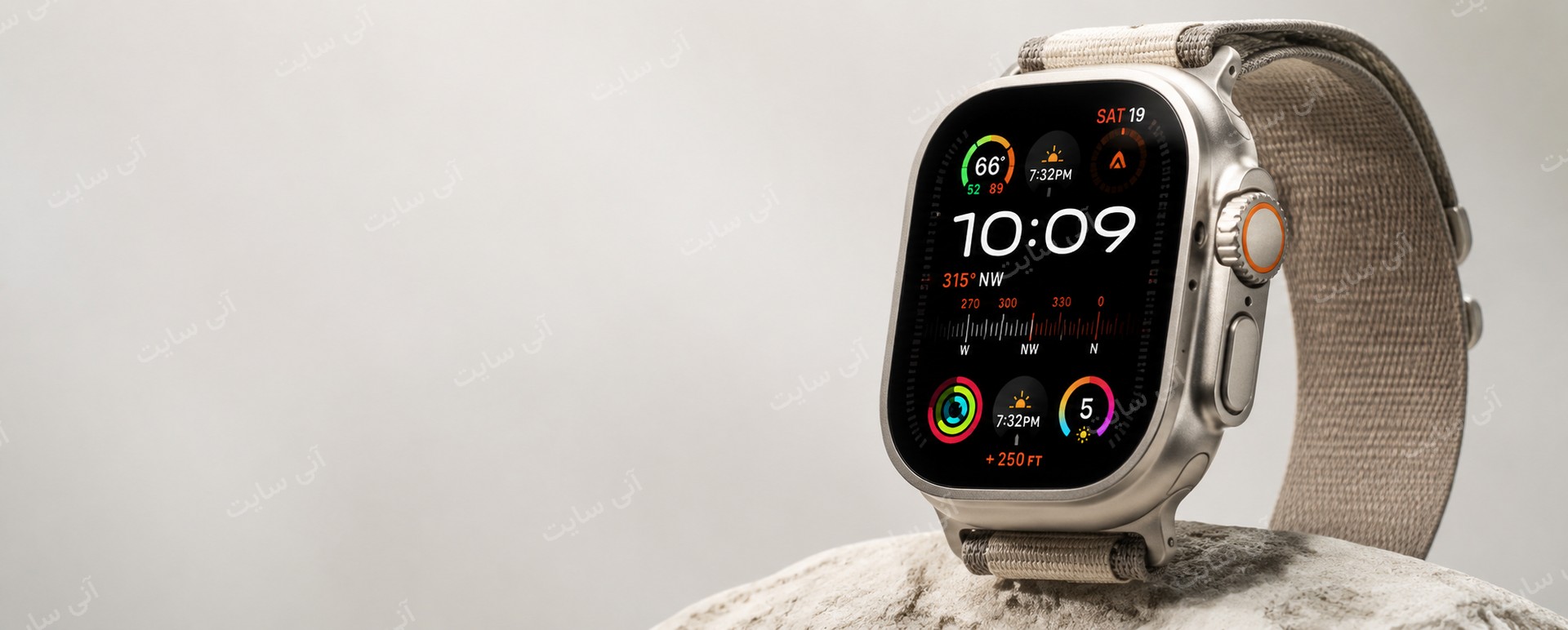 دانلود تصویر آماده برای بنر سایت فروشگاهی | بنر Apple Watch Ultra