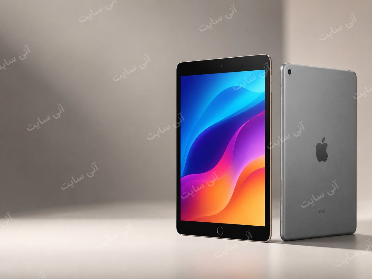دانلود تصویر آماده برای بنر سایت فروشگاهی | بنر تبلت Apple iPad