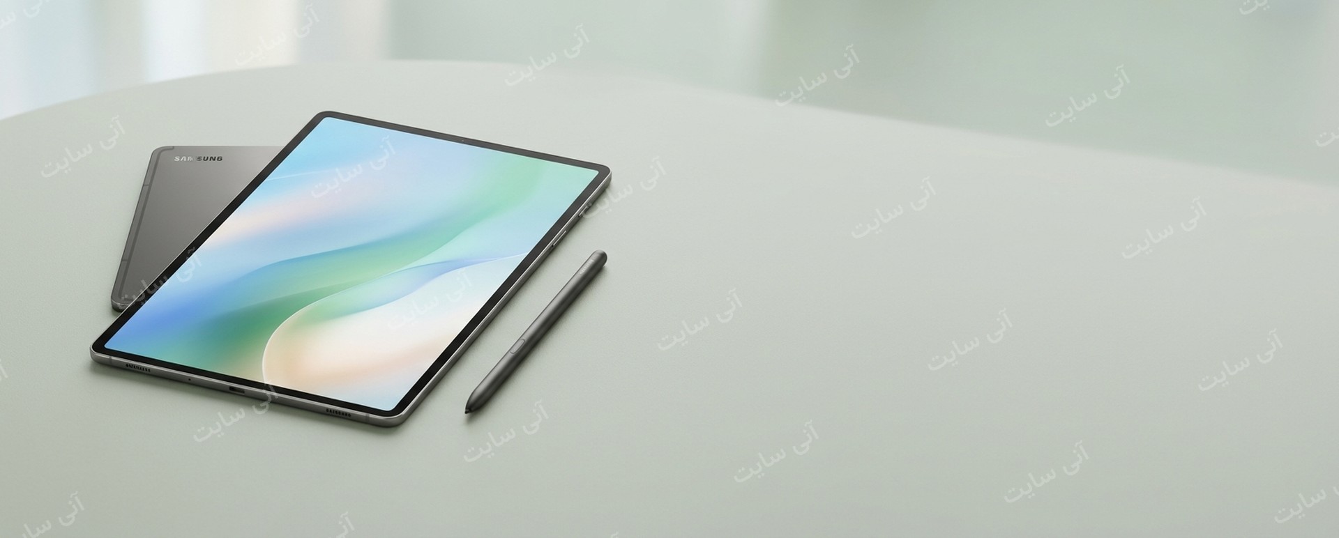 دانلود تصویر آماده تصویر بندانگشتی محصول | بنر تبلت Samsung Galaxy Tab