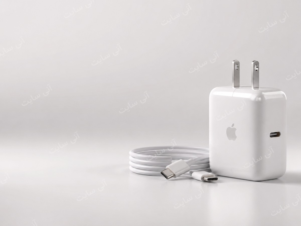 دانلود تصویر آماده تصویر بندانگشتی محصول | بنر شارژر اصلی Apple