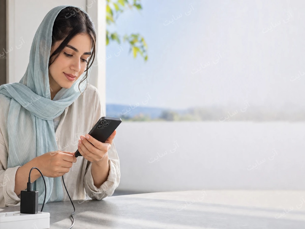 دانلود تصویر آماده فروشگاه لوازم الکترونیکی | بنر شارژر گوشی موبایل