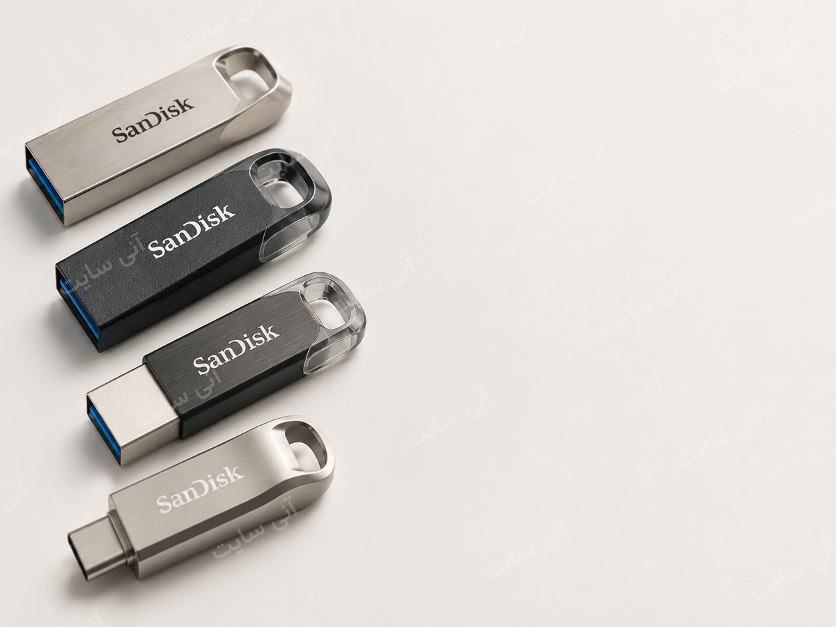 دانلود تصویر آماده تصویر بندانگشتی محصول | بنر فلش مموری SanDisk