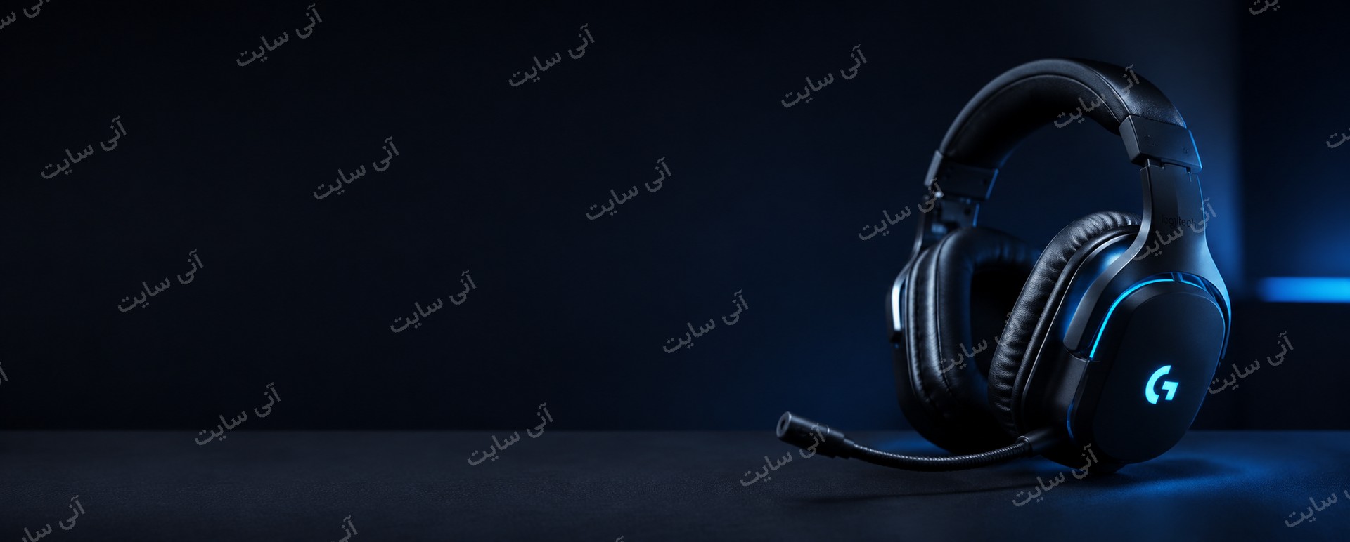 دانلود تصویر آماده تصویر بندانگشتی محصول | بنر هدست گیمینگ Logitech