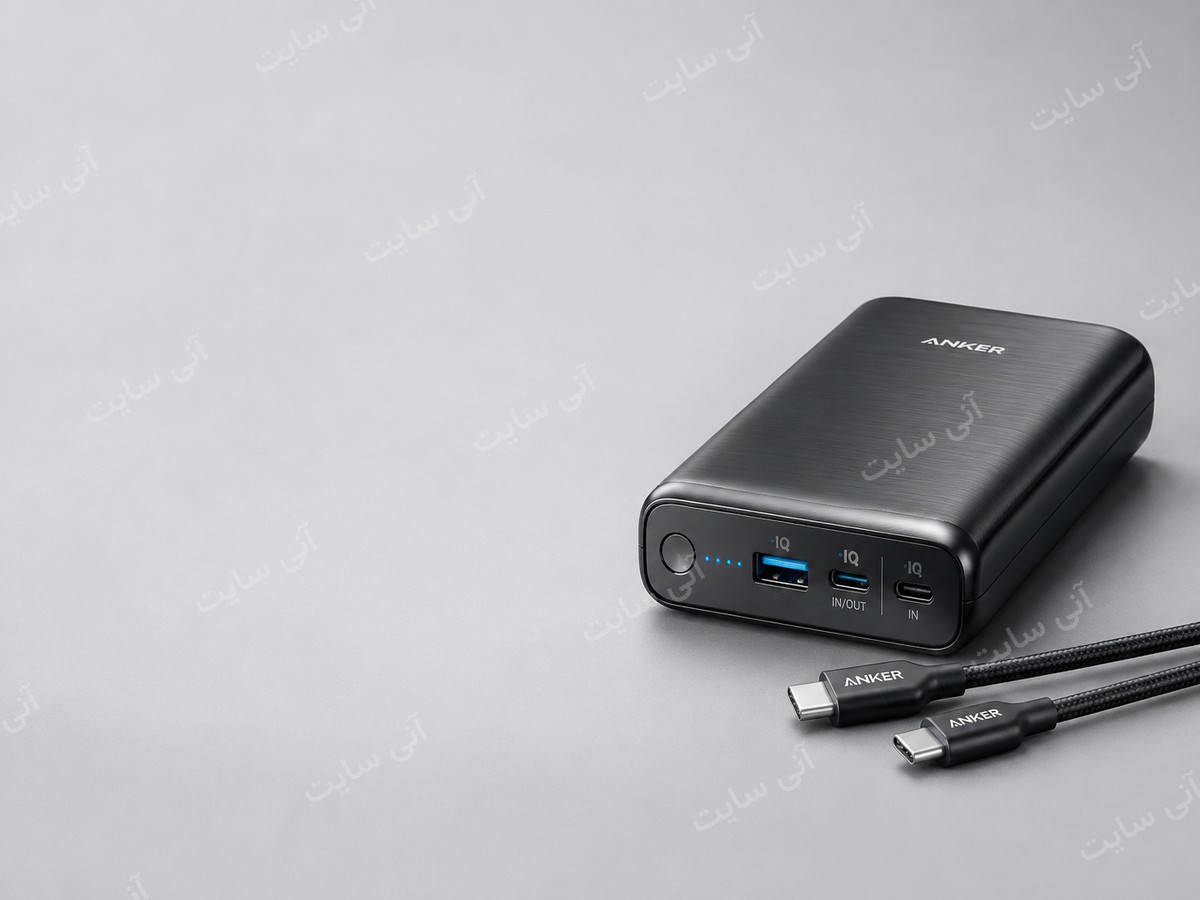 دانلود تصویر آماده تصویر بندانگشتی محصول | بنر پاوربانک Anker