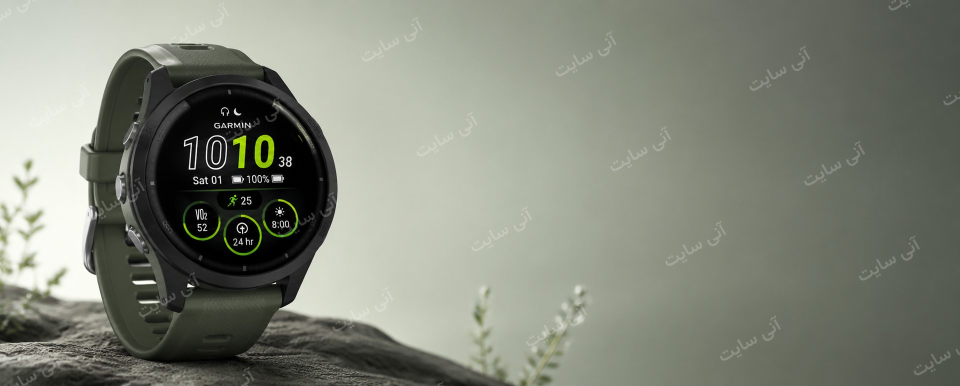 دانلود تصویر آماده تصویر بندانگشتی محصول | بنر گجت پوشیدنی (Garmin Watch)