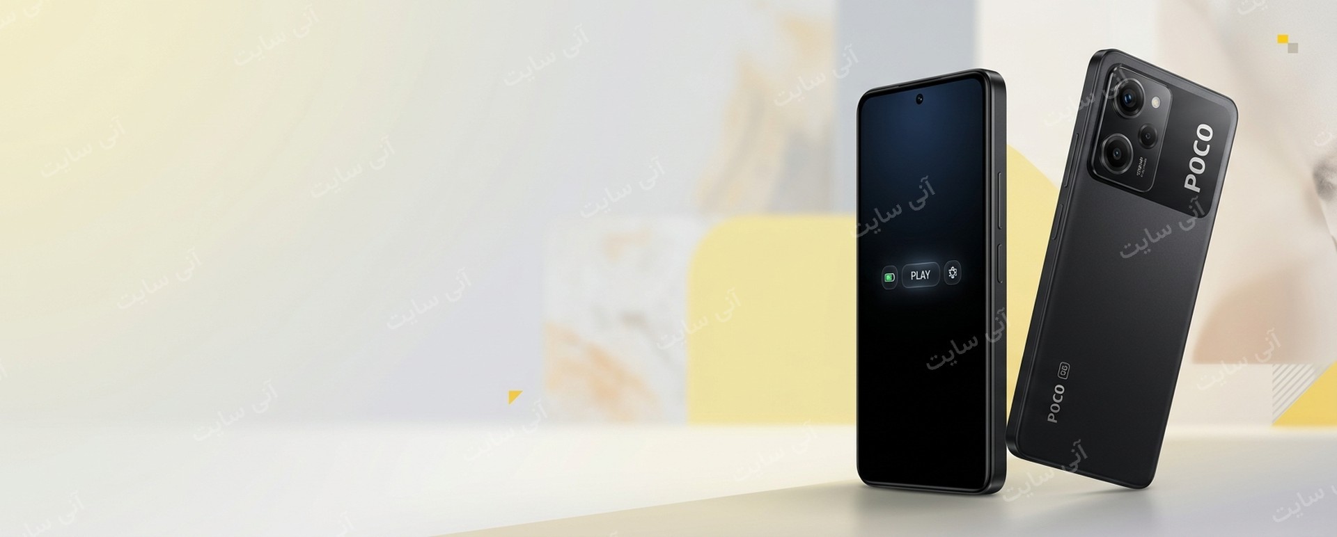 دانلود تصویر آماده تصویر بندانگشتی محصول | بنر گوشی Xiaomi POCO