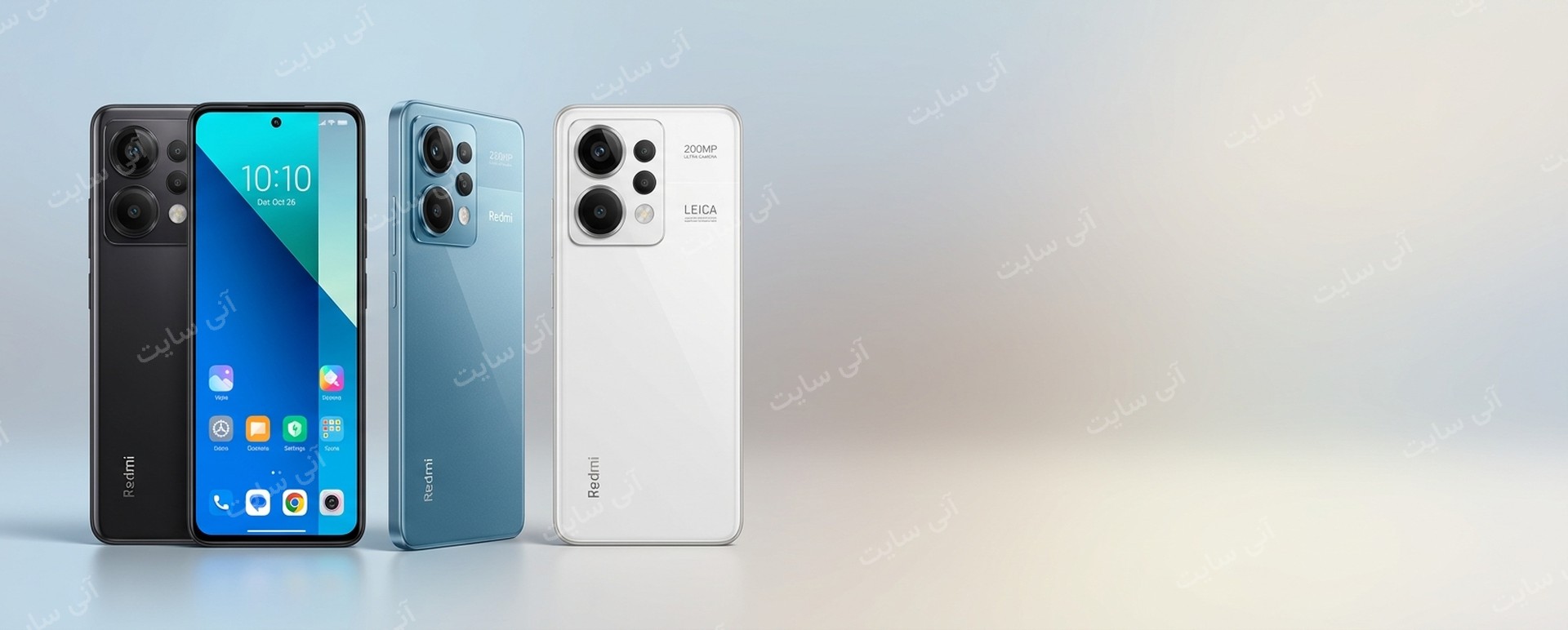 دانلود تصویر آماده تصویر بندانگشتی محصول | بنر گوشی Xiaomi Redmi