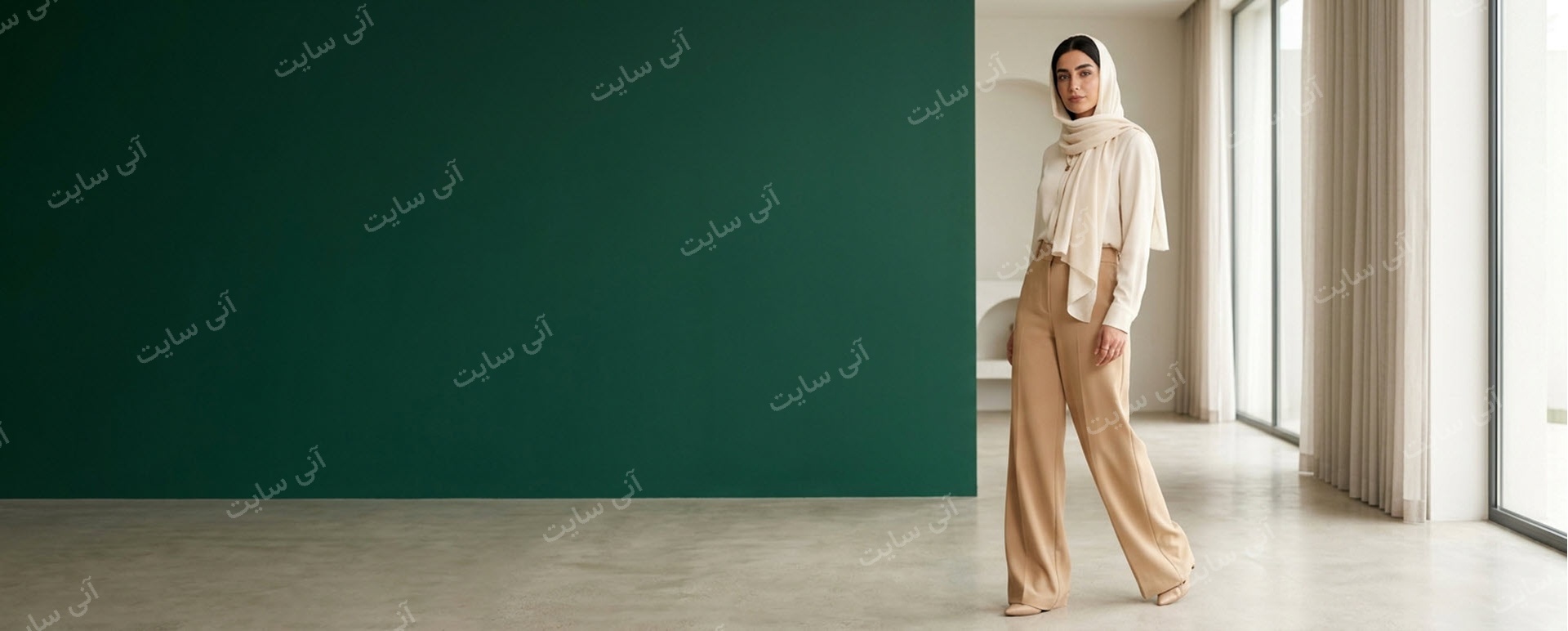 دانلود تصویر آماده برای بنر سایت فروشگاهی | بهترین کالکشن شومیز و شلوارهای رسمی با کیفیت