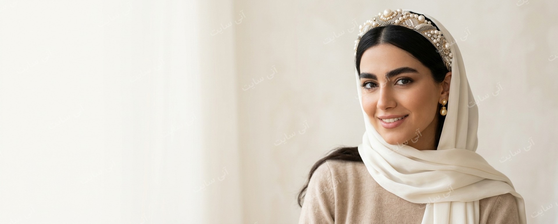 دانلود تصویر آماده برای بنر سایت فروشگاهی | تل و هدبند زنانه