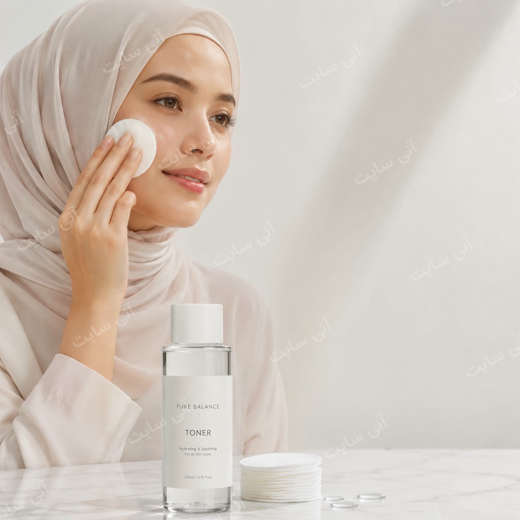 دانلود تصویر آماده طراحی مینیمالیستی | تونر صورت