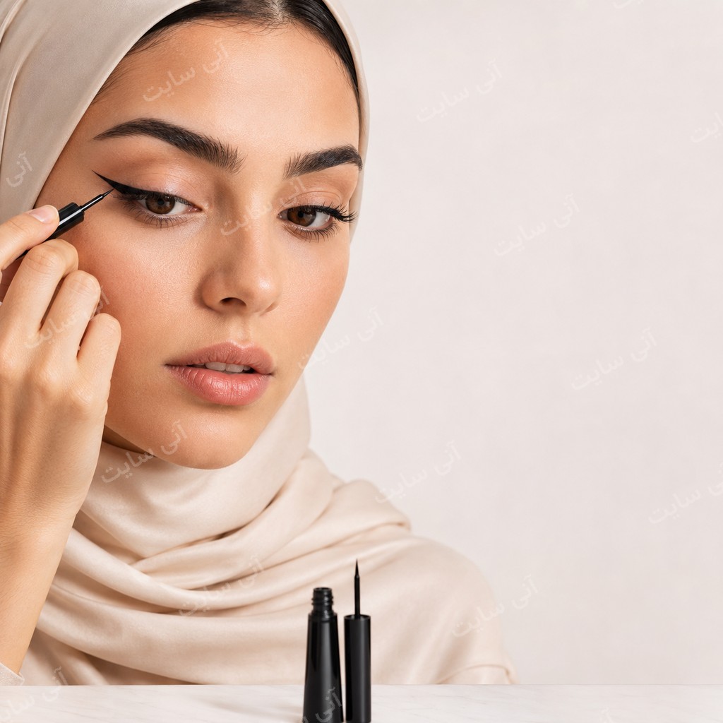 دانلود تصویر آماده مداد خط چشم | خط چشم مایع