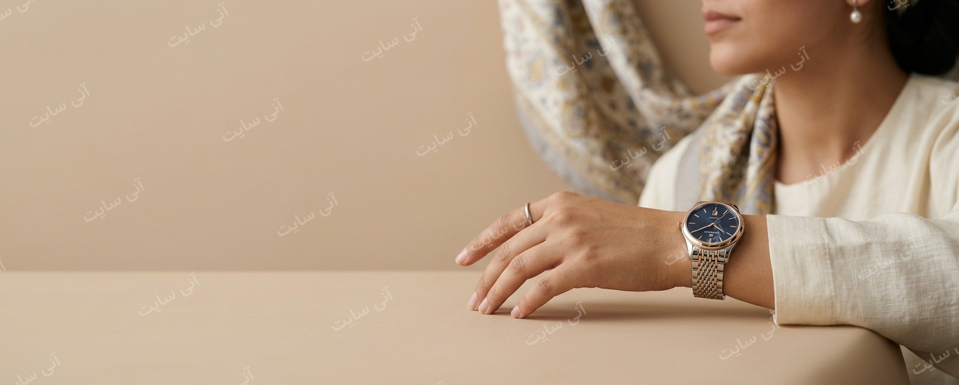 دانلود تصویر آماده برای بنر سایت فروشگاهی | دسته‌بندی ساعت زنانه
