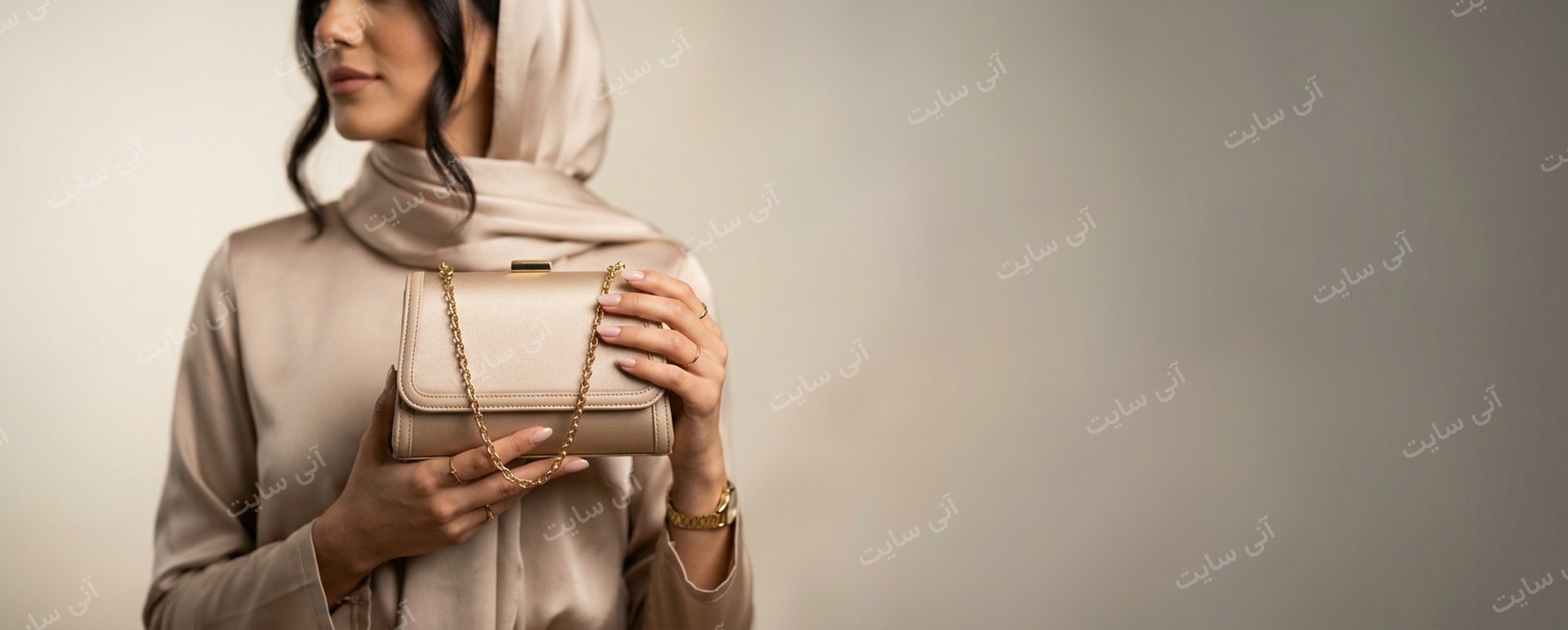 دانلود تصویر آماده برای بنر سایت فروشگاهی | دسته‌بندی کیف مجلسی زنانه