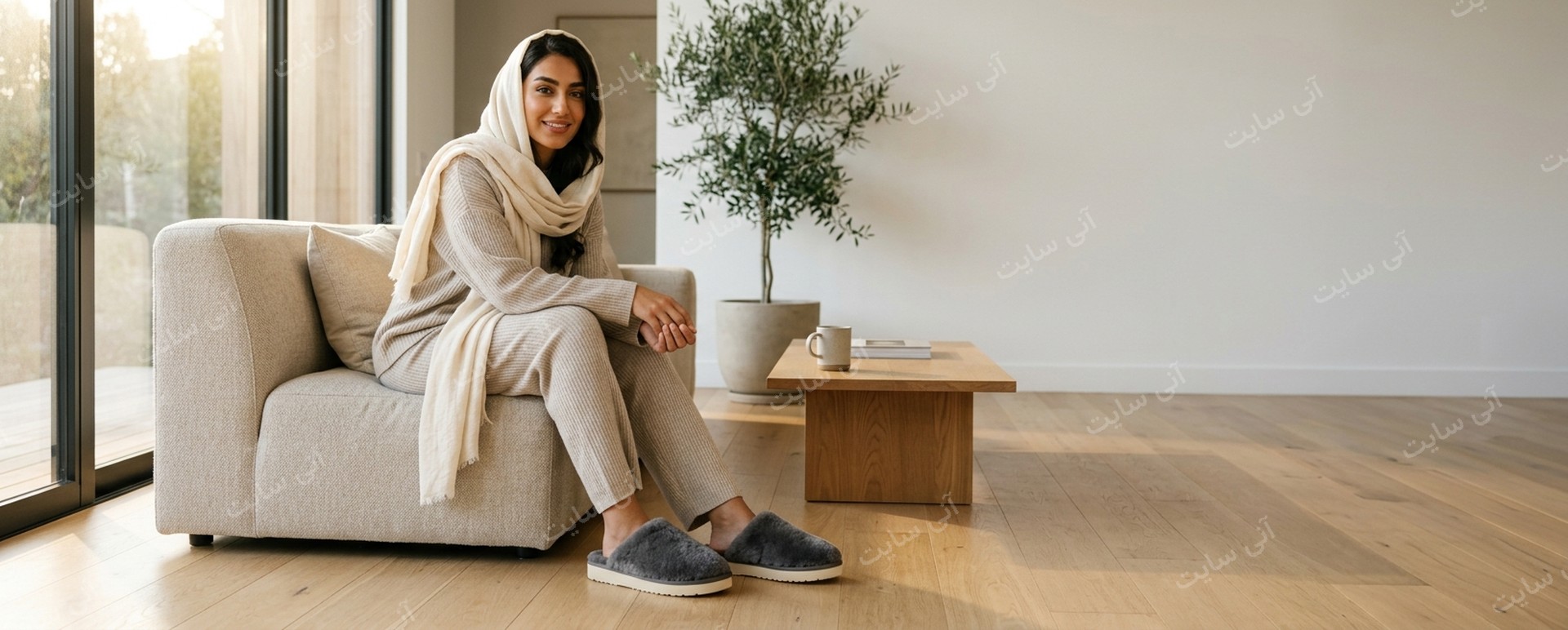 دانلود تصویر آماده برای بنر سایت فروشگاهی | دمپایی و روفرشی