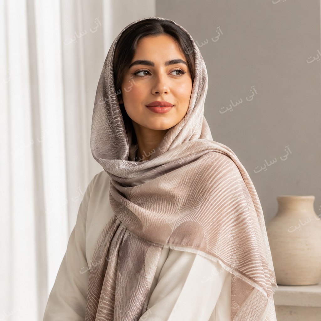 دانلود تصویر آماده برای تصویر دسته‌بندی محصول | شال و روسری مینیمال زنانه
