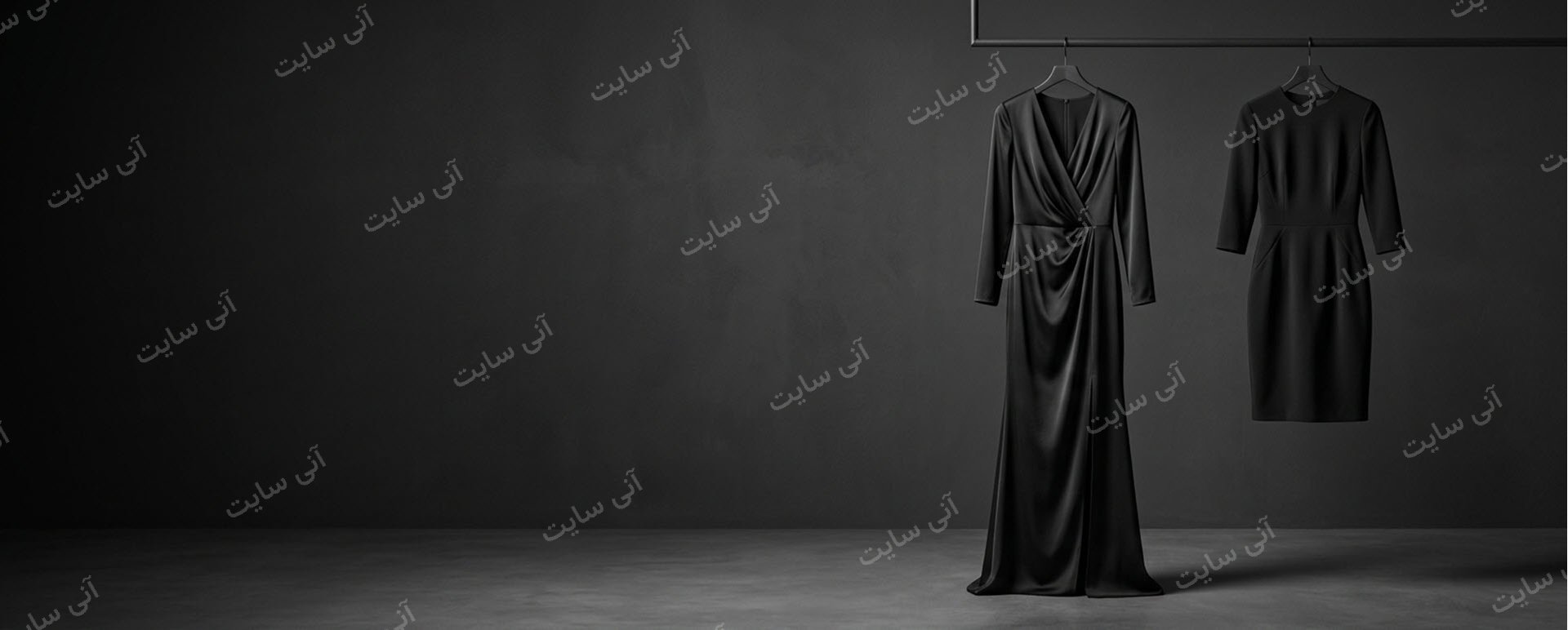 دانلود تصویر آماده برای بنر سایت فروشگاهی | شب مشکی لوکس