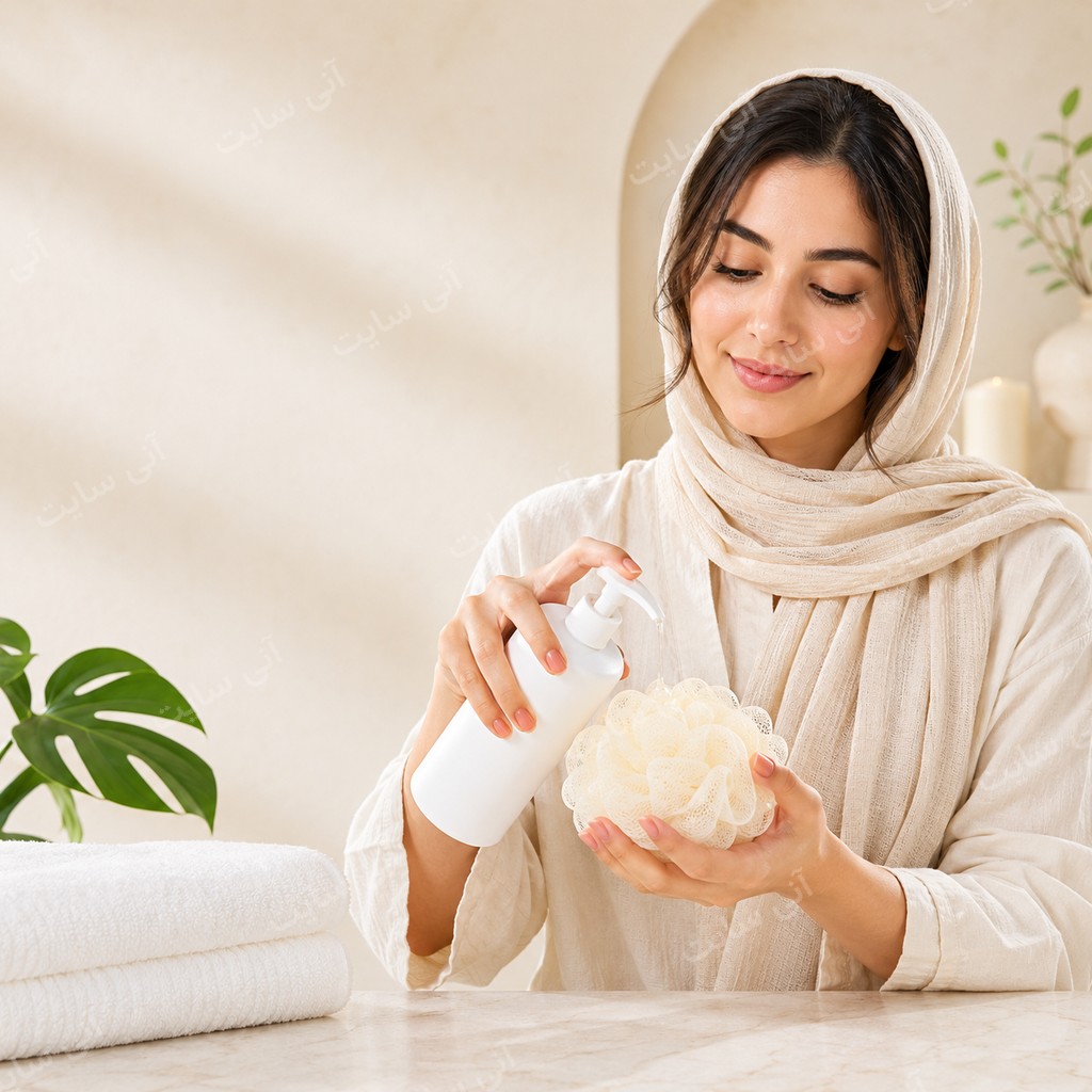 دانلود تصویر آماده سرم | شوینده بدن با حس طراوت حمام و پوست تمیز