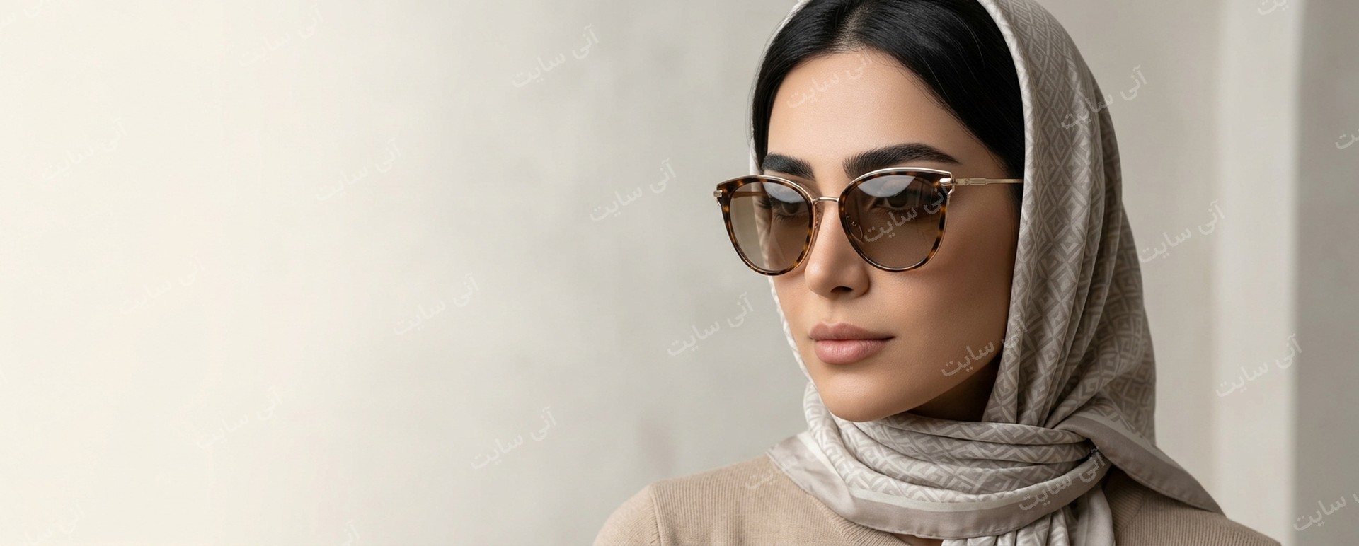 دانلود تصویر آماده برای بنر سایت فروشگاهی | عینک آفتابی زنانه