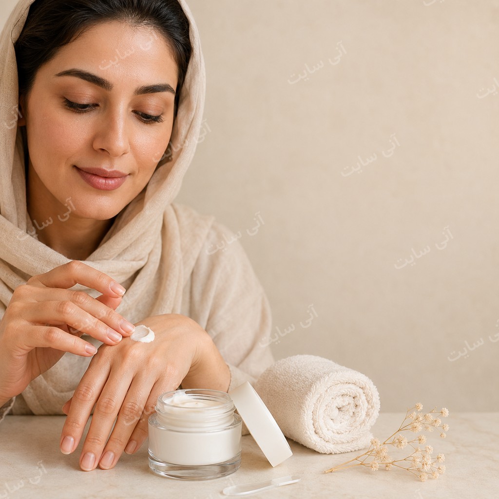 دانلود تصویر آماده مرطوب کننده | کرم مرطوب‌کننده روزانه با جار شیشه‌ای لوکس