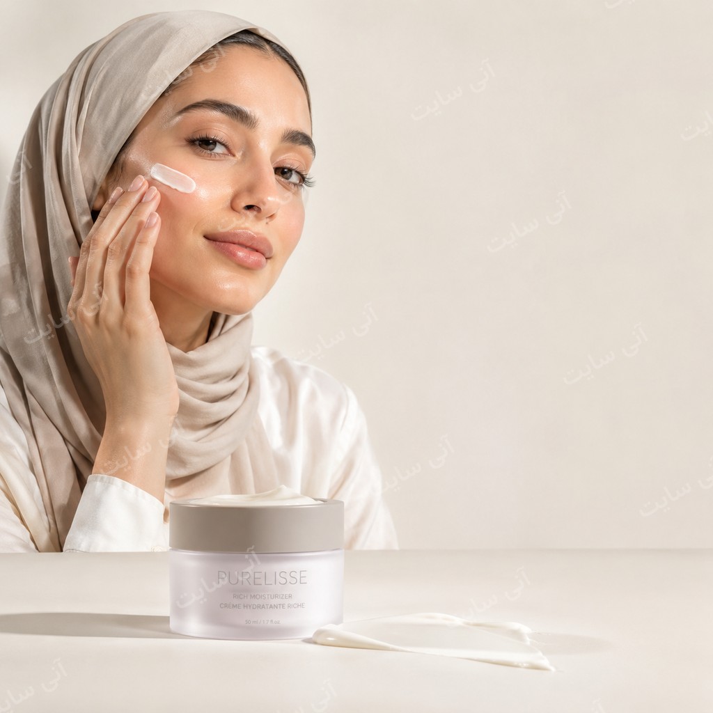 دانلود تصویر آماده برای بنر سایت فروشگاهی | کرم مرطوب‌کننده صورت