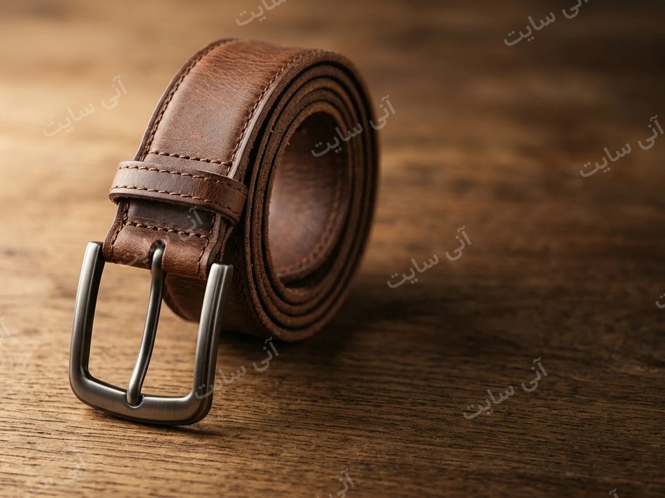 دانلود تصویر آماده برای بنر سایت فروشگاهی | کمربند چرمی رسپانسیو
