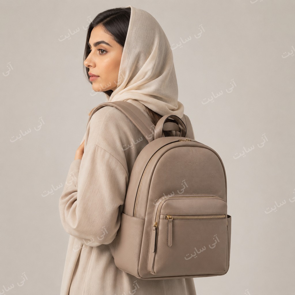 دانلود تصویر آماده مینیمال | کوله‌پشتی زنانه