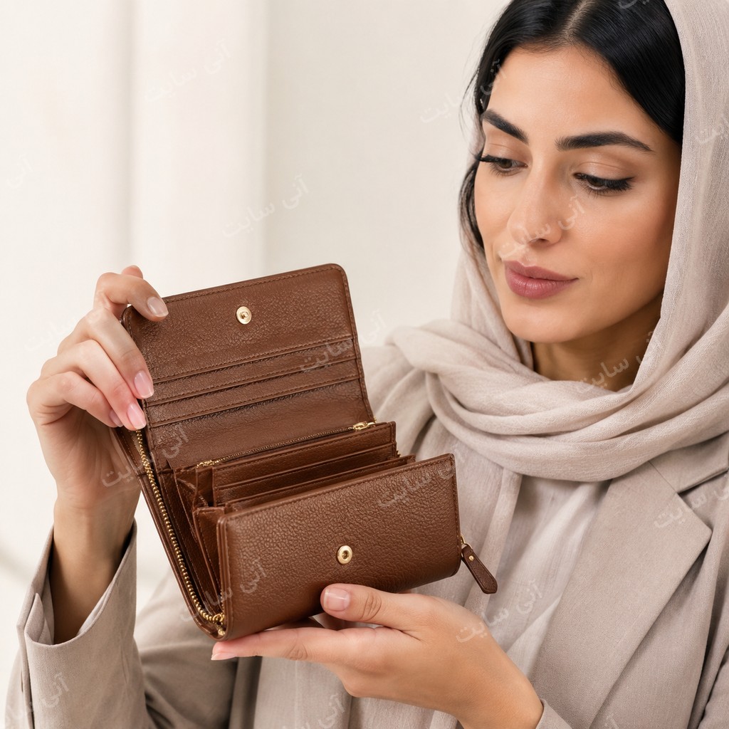 دانلود تصویر آماده مینیمال | کیف پول زنانه