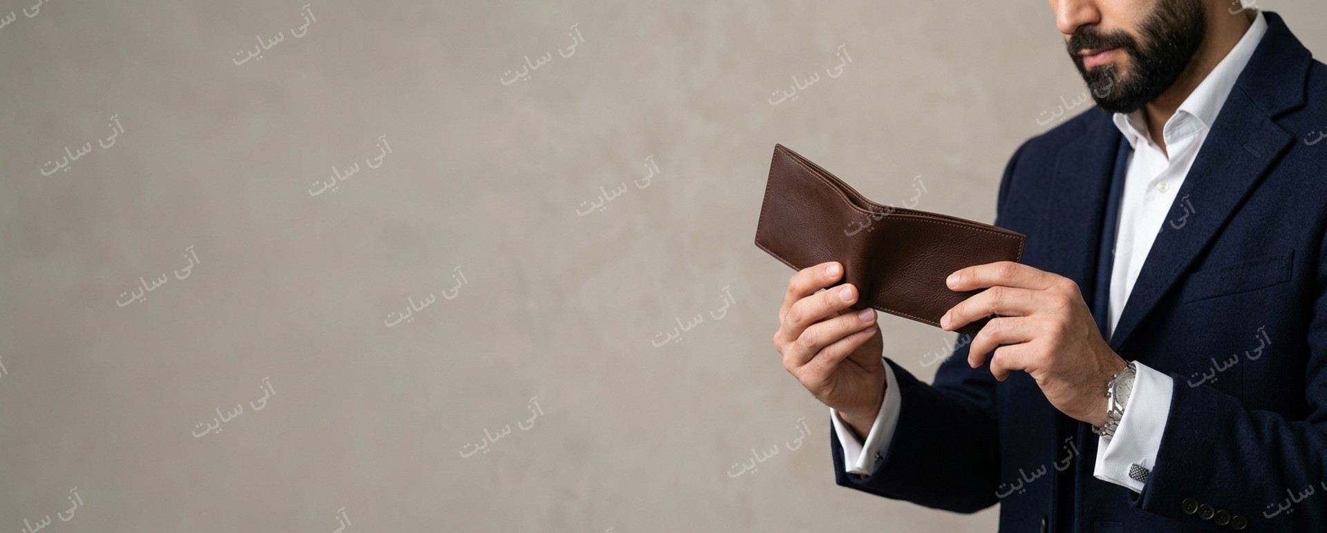 دانلود تصویر آماده برای بنر سایت فروشگاهی | کیف پول مردانه
